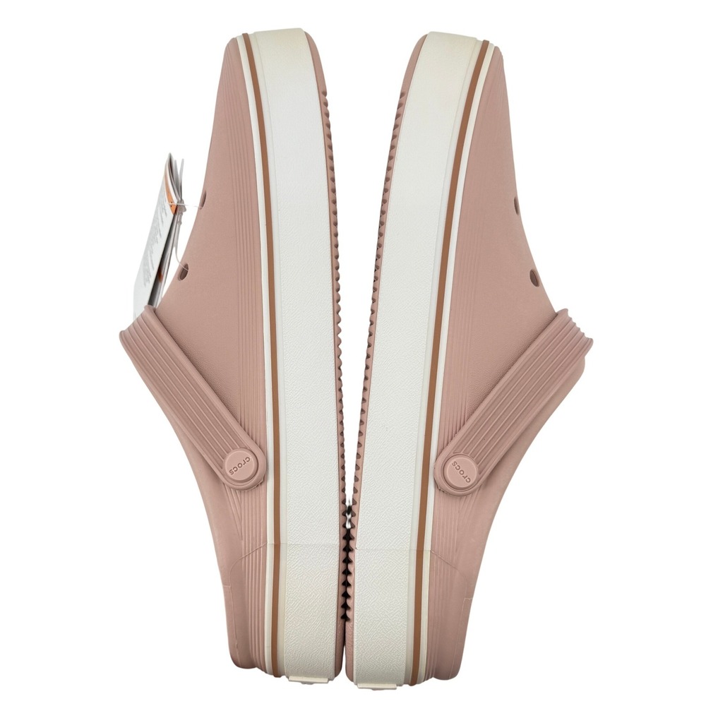 Crocs Off Court Adult Clog Pink Clay White Men 12/Women 14 208371-6TY Casual New - Picture 5 of 8